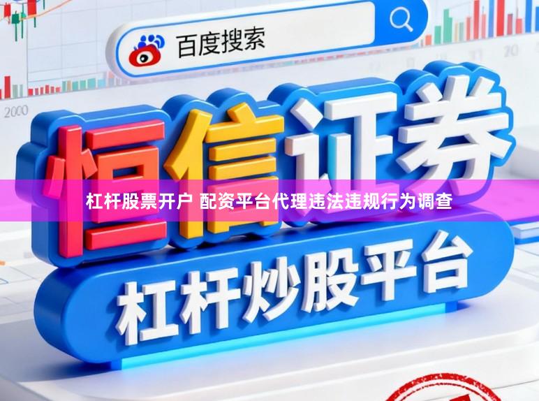 杠杆股票开户 配资平台代理违法违规行为调查